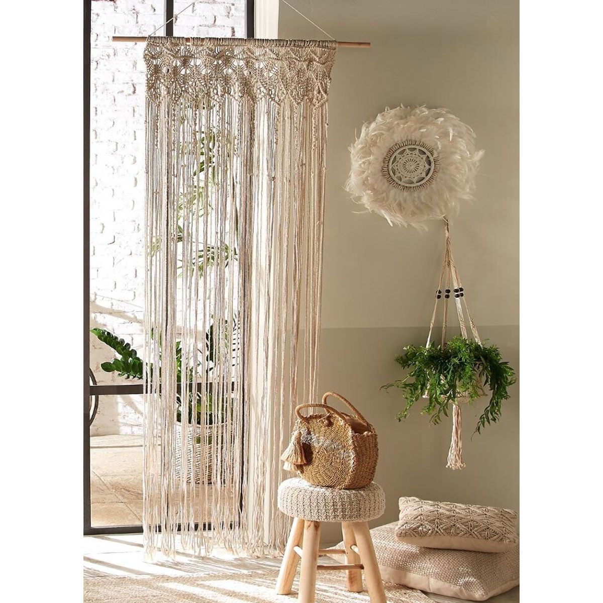 Διακοσμητικό Τοίχου - Πόρτας (90x200) A-S Macrame 163916