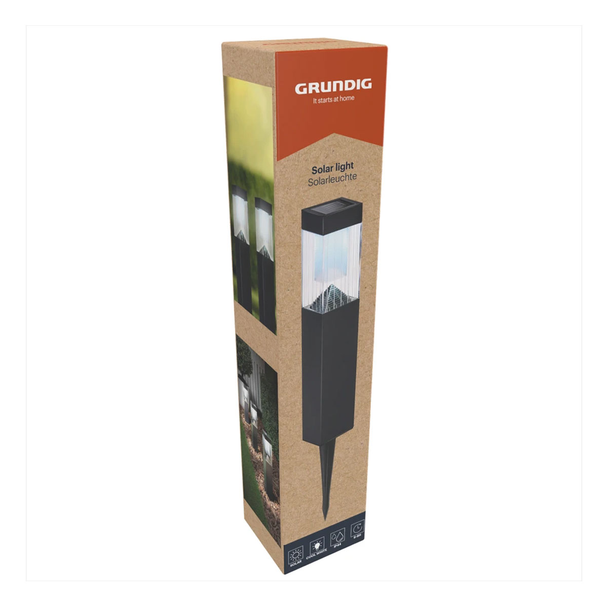 Ηλιακό Φωτιστικό Καρφωτό (6.5x6.5x34) Grundig 871125226166
