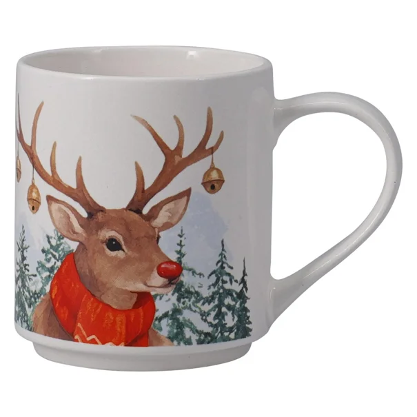 Χριστουγεννιάτικες Κούπες 265ml (Σετ 4τμχ) K-M Reindeer Q96001500