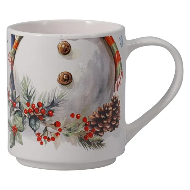 Χριστουγεννιάτικες Κούπες 265ml (Σετ 4τμχ) K-M Snowman Q96001500