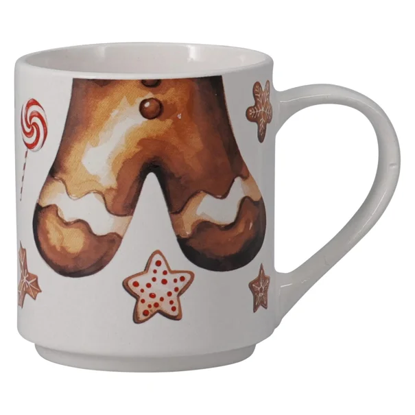 Χριστουγεννιάτικες Κούπες 265ml (Σετ 4τμχ) K-M Gingerbread Q96001500