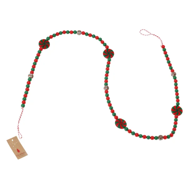 Χριστουγεννιάτικη Γιρλάντα 140εκ. K-M Red - Green GR9022630