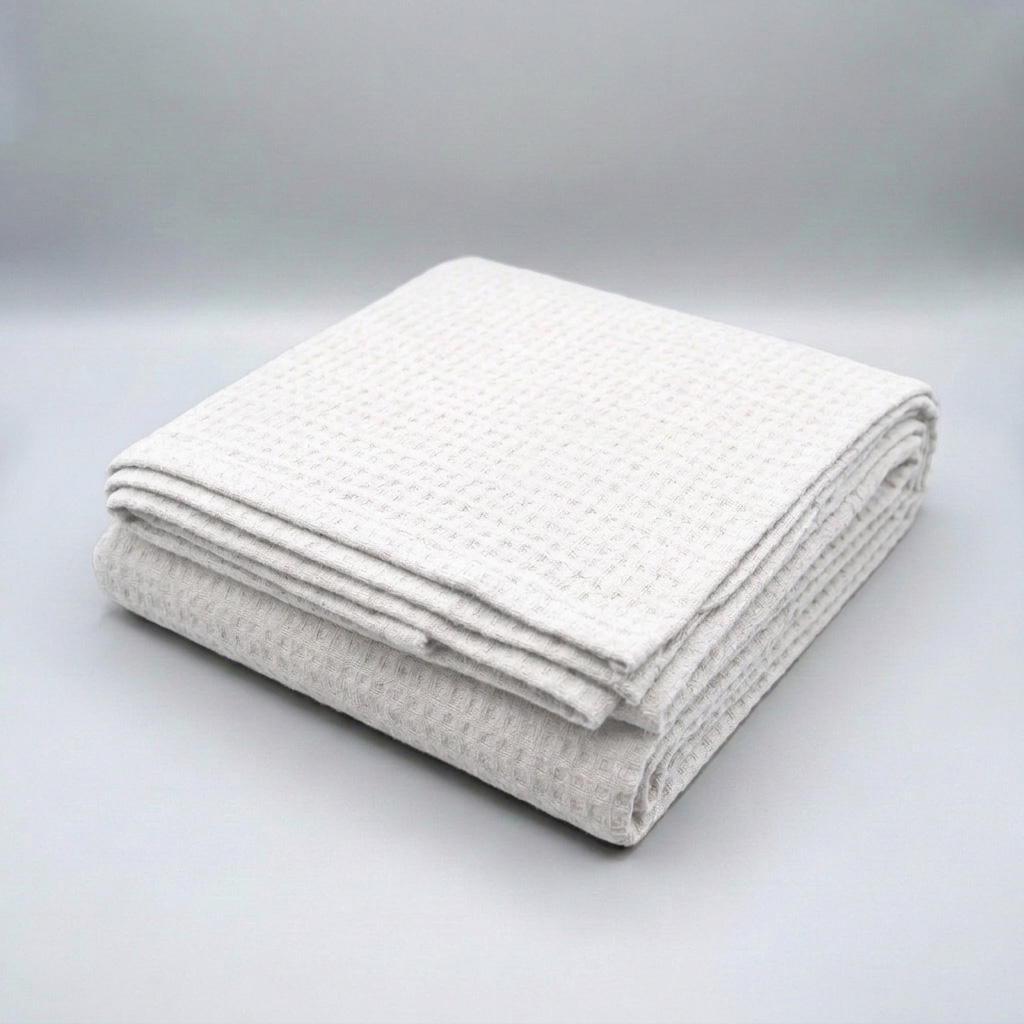 Κουβέρτα Πικέ (250x255) Spitishop Pro White 320gsm 100% Βαμβάκι