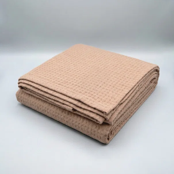 Κουβέρτα Πικέ (220x255) Spitishop Pro Taupe 320gsm 100% Βαμβάκι