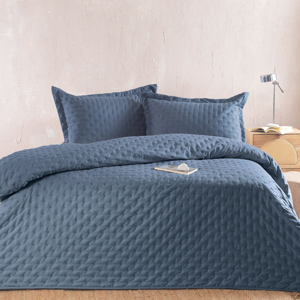 Κουβερλί King Size (Σετ 240x260) Rythmos Tener Blue