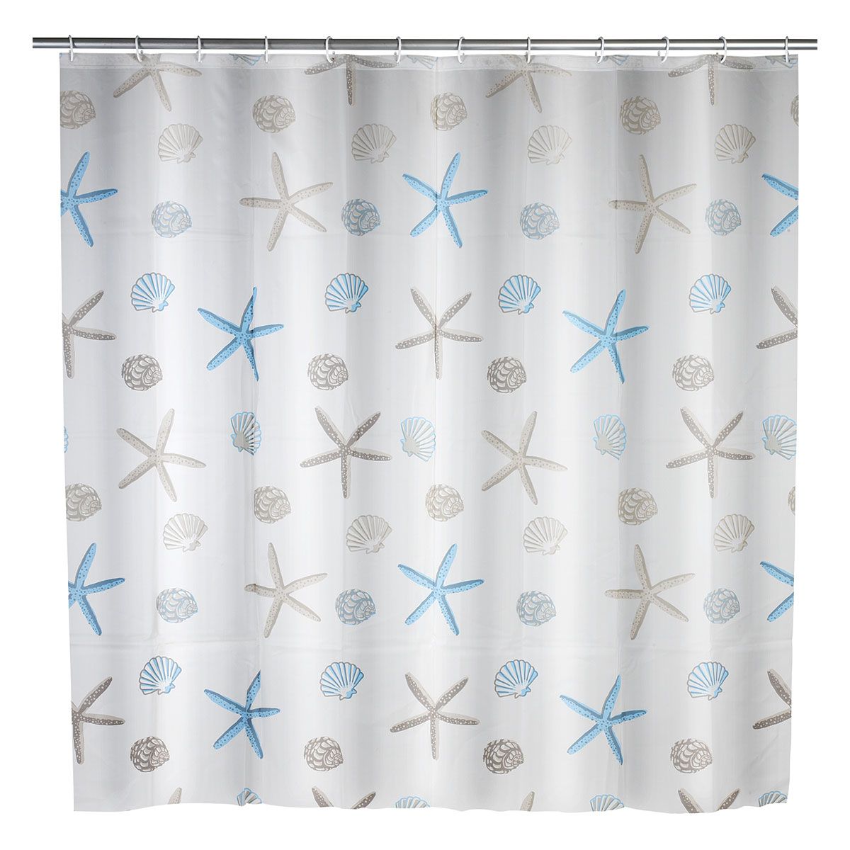 Κουρτίνα Μπάνιου (180x200) Με Κρίκους Wenko Bella Mare 19101100