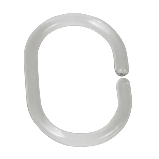 Κρίκοι Κουρτίνας Μπάνιου 12τμχ Wenko Small Transparent 25743100
