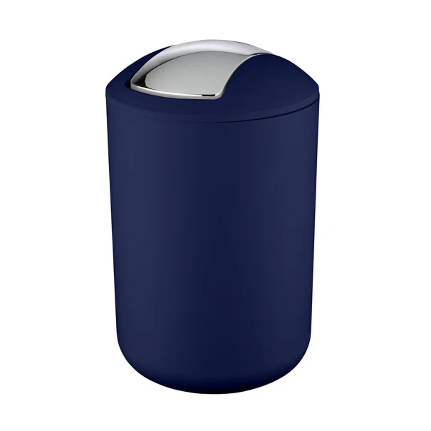 Κάδος Απορριμμάτων Μπάνιου (Φ19.5x31) Wenko 6.5lt Brasil Dark Blue 22250100