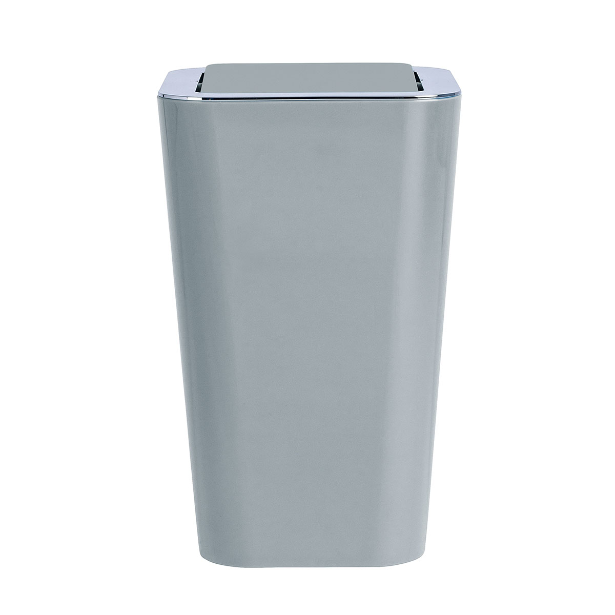 Κάδος Απορριμμάτων Μπάνιου (Φ18 5X36 5) Wenko 6Lt Candy Grey 24163100 Μπάνιο Αξεσουάρ Κάδοι Spitishop