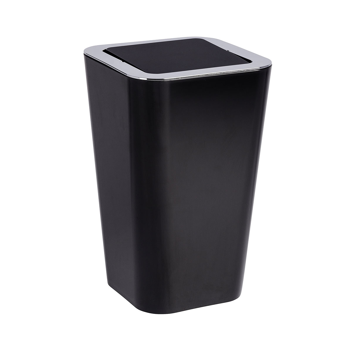 Κάδος Απορριμμάτων Μπάνιου (Φ18.5x36.5) Wenko 6lt Candy Black 22466100