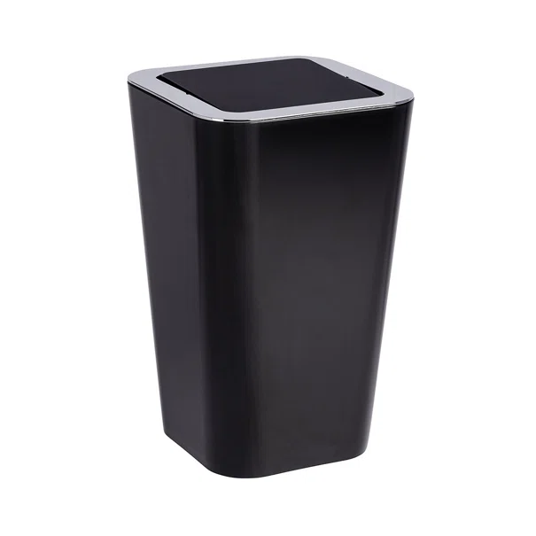 Κάδος Απορριμμάτων Μπάνιου (Φ18.5x36.5) Wenko 6lt Candy Black 22466100