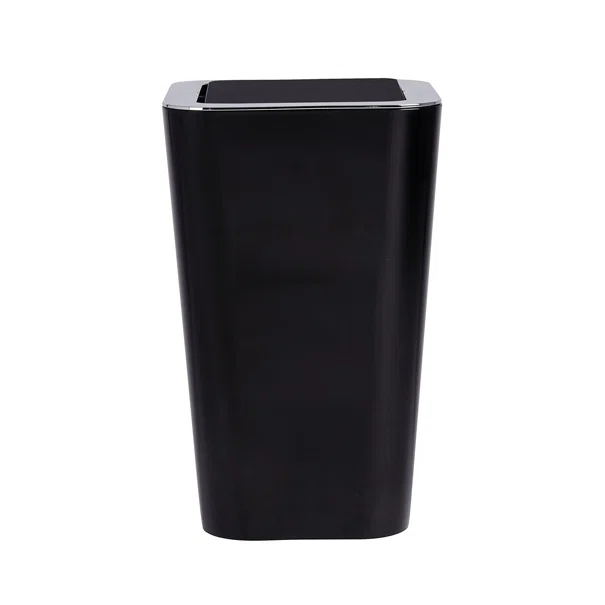 Κάδος Απορριμμάτων Μπάνιου (Φ18.5x36.5) Wenko 6lt Candy Black 22466100