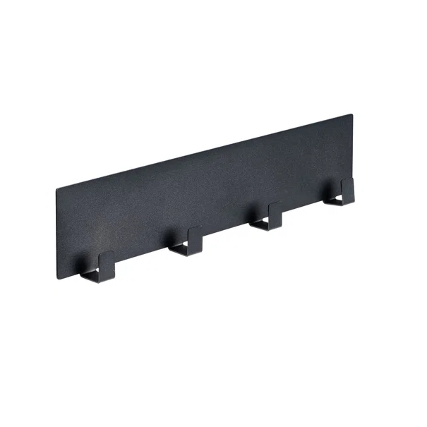 Μαγνητική Κρεμάστρα 4 Θέσεων (30x2x6.5) Wenko Ima Black 55013100