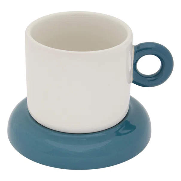 Φλυτζάνια Espresso 110ml & Πιατάκια (Σετ 8τμχ) S-D Homy 217854