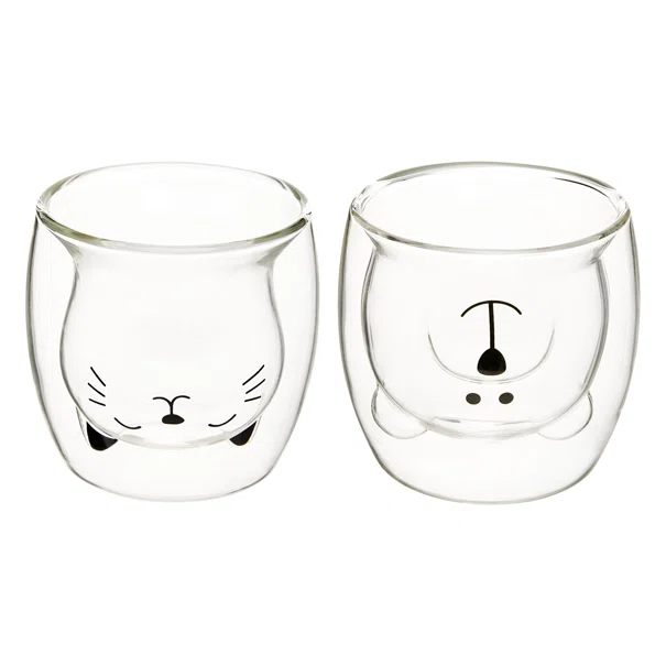 Κούπες 250ml (Σετ 2τμχ) S-D Animals 217868