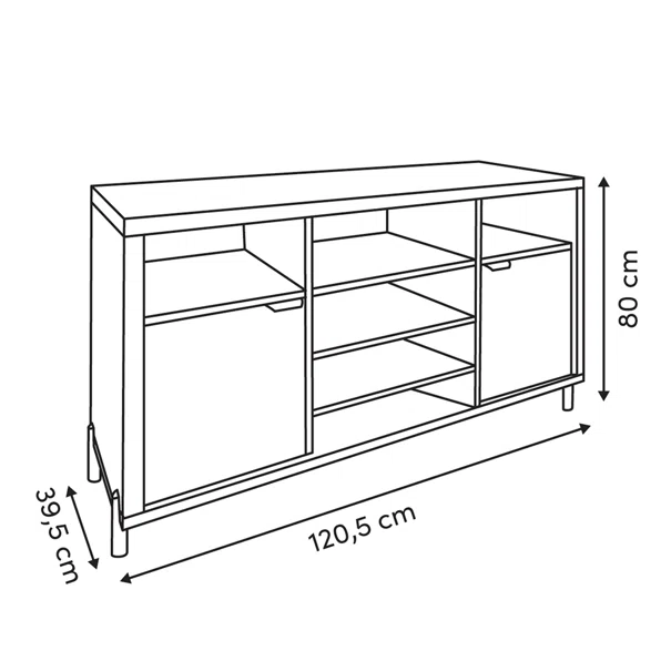 Μπουφές (120.5x39.5x80) F-V Alvo 221002