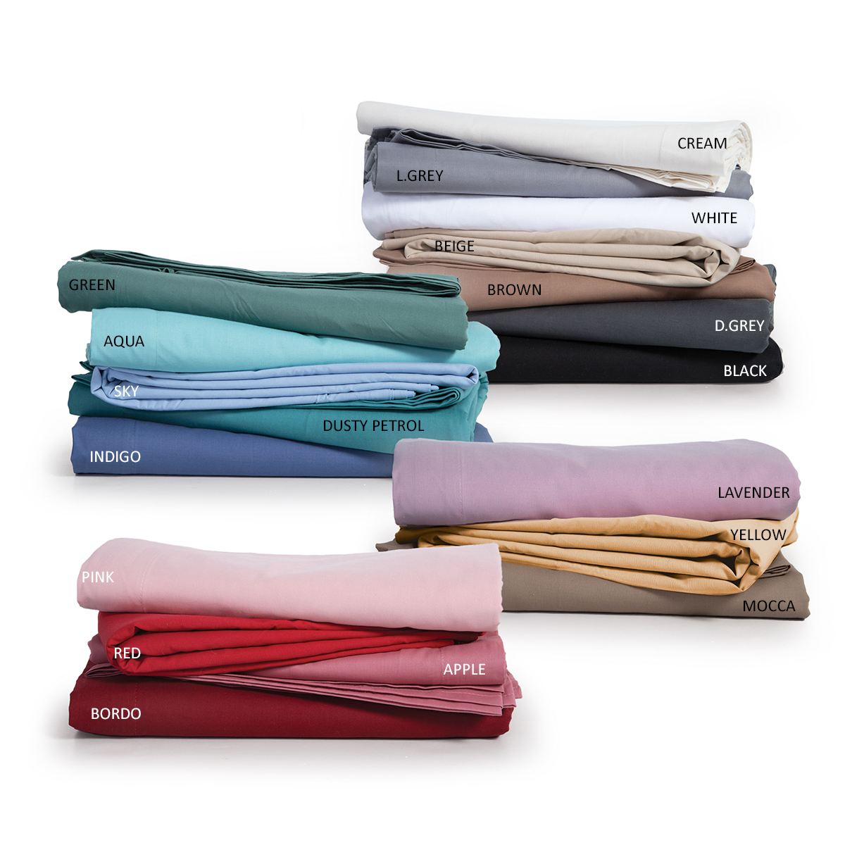Ζεύγος Μαξιλαροθήκες (52x72) Nef-Nef Homeware Basic