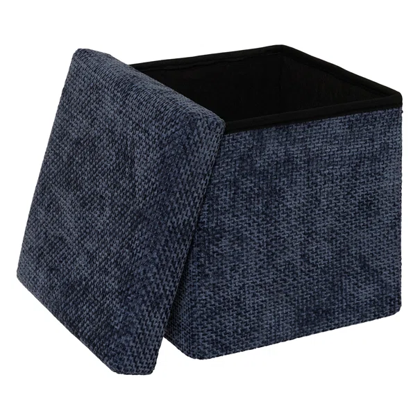 Σκαμπό Με Αποθηκευτικό Χώρο (31x31x31) F-V Velvy Blue 212743E