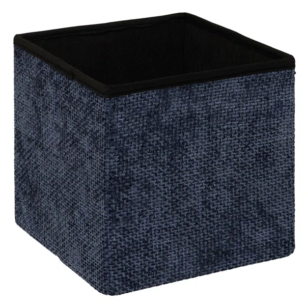 Σκαμπό Με Αποθηκευτικό Χώρο (31x31x31) F-V Velvy Blue 212743E
