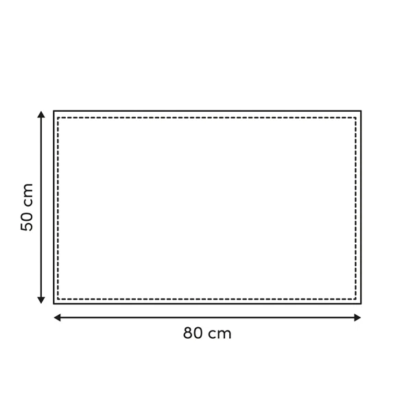 Πατάκι Μπάνιου Bamboo (50x80) F-V Stemy Black 220356A