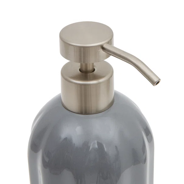 Dispenser Μπάνιου 450ml (Φ8.3x18) F-V Suny Grey 220214H