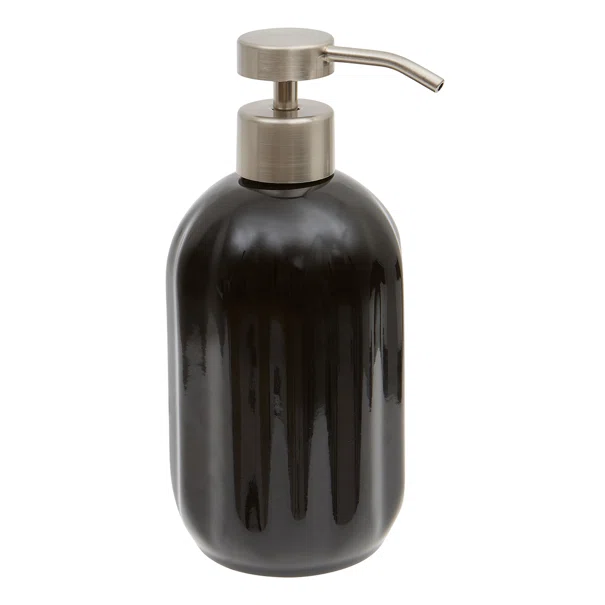 Dispenser Μπάνιου 450ml (Φ8.3x18) F-V Suny Black 220214J