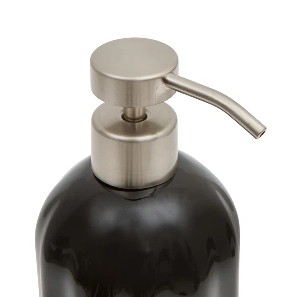 Dispenser Μπάνιου 450ml (Φ8.3x18) F-V Suny Black 220214J