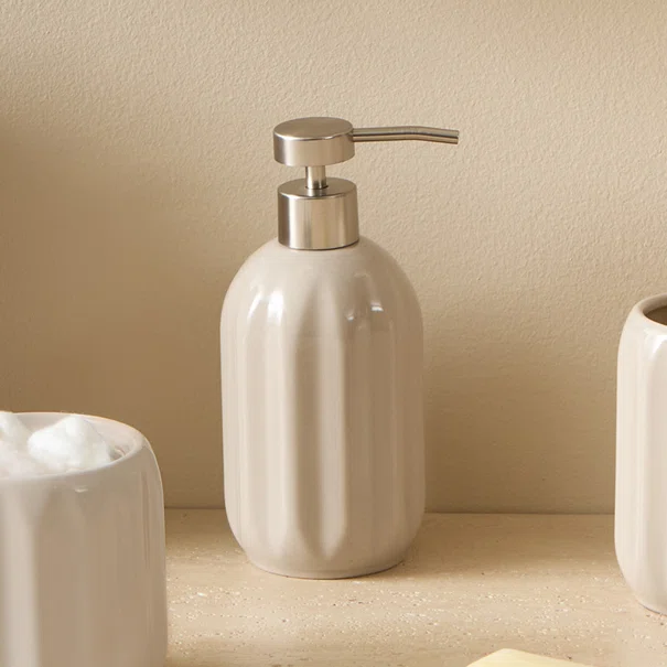 Dispenser Μπάνιου 450ml (Φ8.3x18) F-V Suny Beige 220214O