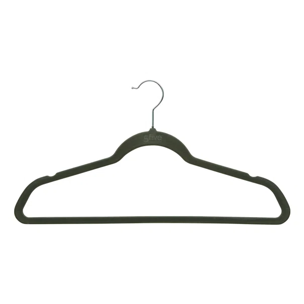 Κρεμάστρες Ρούχων Βελουτέ (Σετ 20τμχ) F-V Hang'Clip 218616 Green