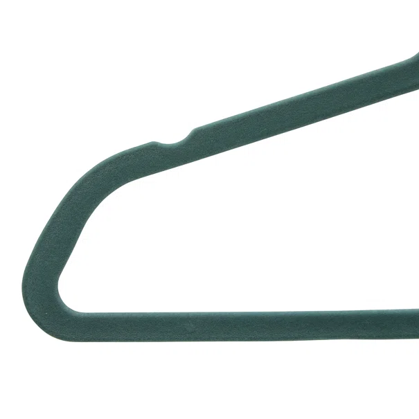 Κρεμάστρες Ρούχων Βελουτέ (Σετ 20τμχ) F-V Hang'Clip 218616 Green