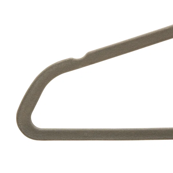 Κρεμάστρες Ρούχων Βελουτέ (Σετ 20τμχ) F-V Hang'Clip 218616 Beige
