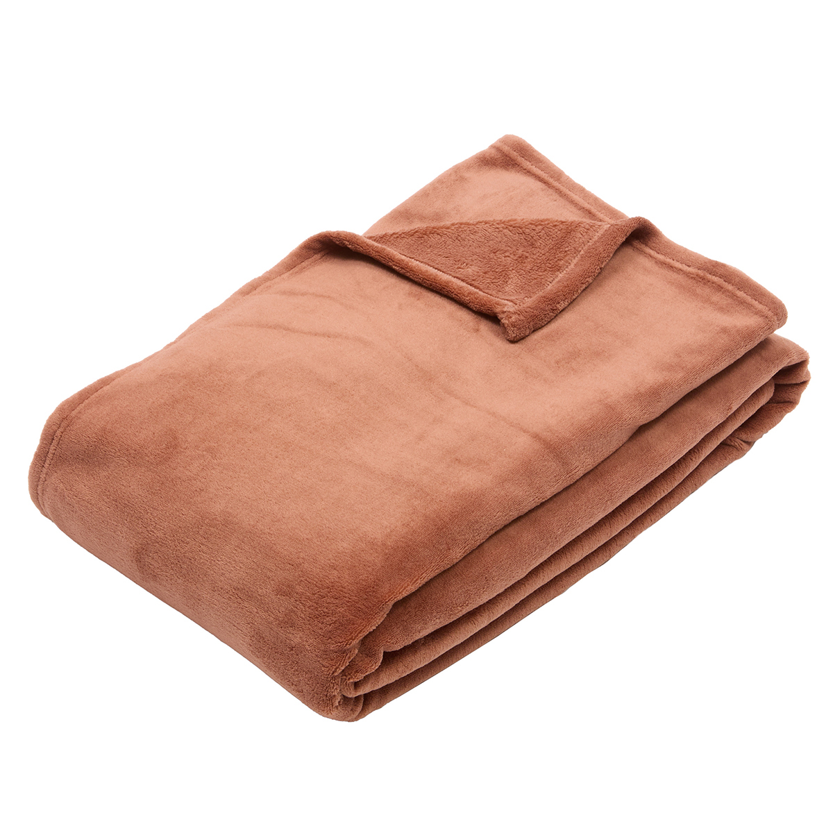 Κουβέρτα Fleece Ημίδιπλη (180x230) A-S Throw Terracotta 120503S