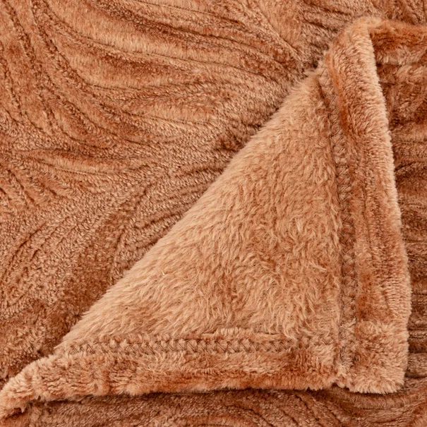 Κουβέρτα Fleece Ημίδιπλη (180x230) A-S Ryo Terracotta 204419B