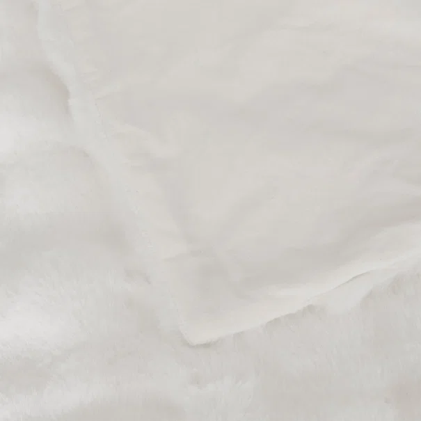 Κουβέρτα Γούνινη Ημίδιπλη (180x230) A-S Zephy White 212508