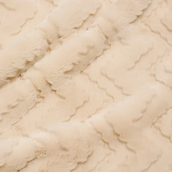 Κουβέρτα Γούνινη Ημίδιπλη (180x230) A-S Nalia Beige 223225A
