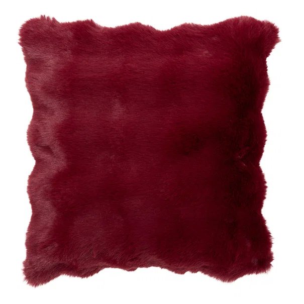 Διακοσμητικό Μαξιλάρι Γούνινο (45x45) A-S Zephy Garnet 223301