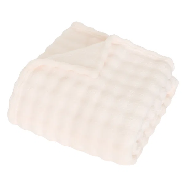 Γούνινη Κουβέρτα Καναπέ (125x150) A-S Zephy Ivory 223383A