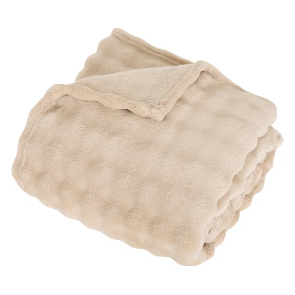 Γούνινη Κουβέρτα Καναπέ (125x150) A-S Zephy Beige 223383B
