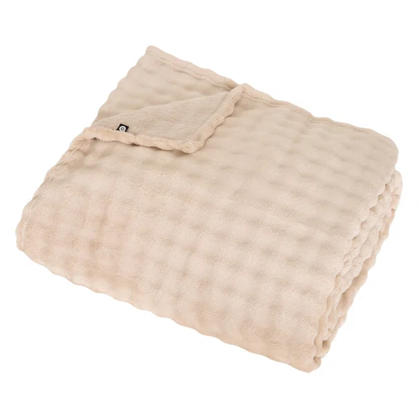 Κουβέρτα Γούνινη Ημίδιπλη (180x230) A-S Zephy Beige 223384B
