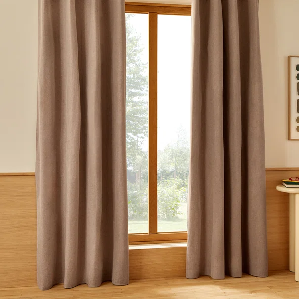 Κουρτίνα Συσκότισης (140x260) Με Τρουκς A-S Darla Taupe 223251B