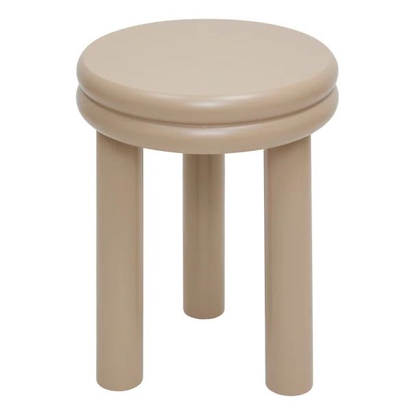 Βοηθητικό Τραπεζάκι (Φ40x47) A-S Plump Beige 213118A