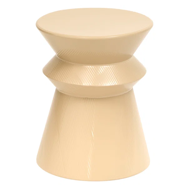 Βοηθητικό Τραπεζάκι (Φ35.5x45) A-S Maya Beige 213195A