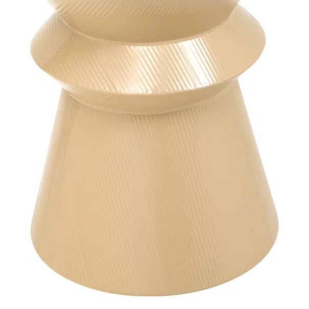 Βοηθητικό Τραπεζάκι (Φ35.5x45) A-S Maya Beige 213195A