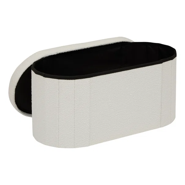 Ταμπουρέ Με Αποθηκευτικό Χώρο (76x38x38) A-S Fink White 214274A