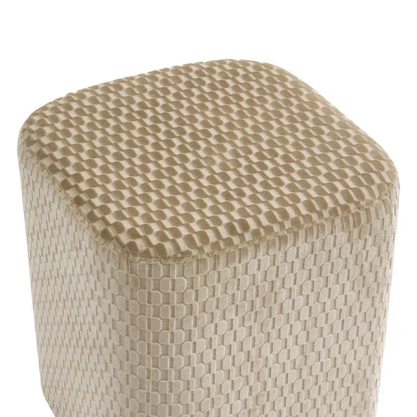 Σκαμπό (35x35x38) A-S Selia Ivory 214275A