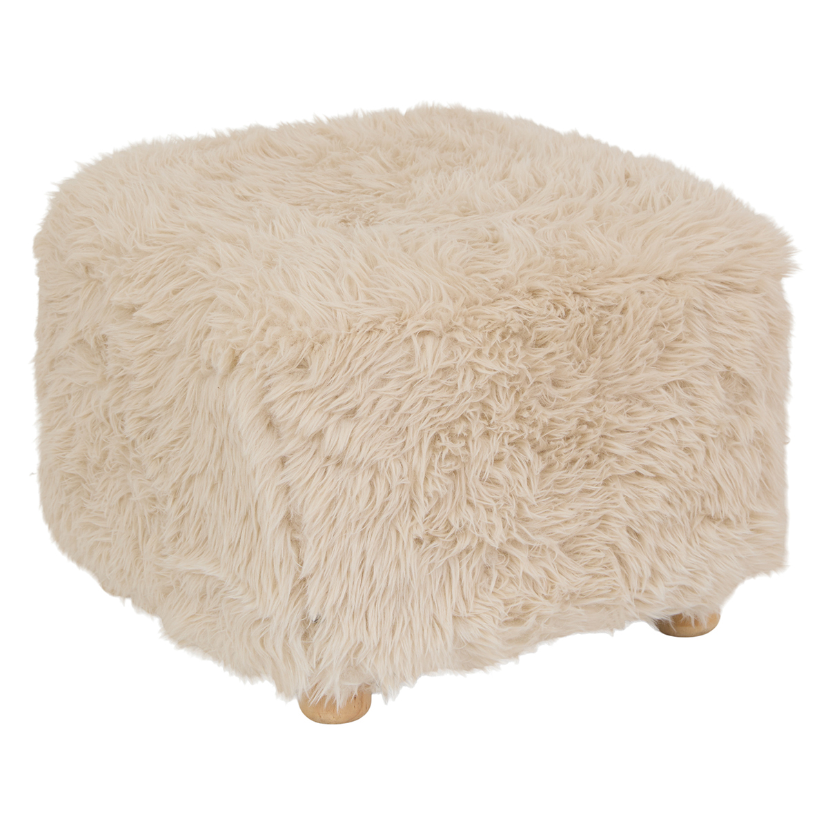 Σκαμπό (40x40x30) A-S Duvia Beige 214280