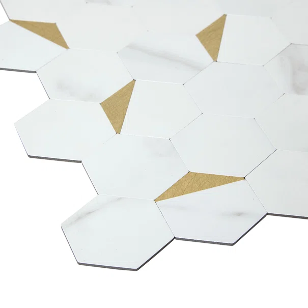 Αυτοκόλλητα Πλακάκια (Σετ 2τμχ) A-S Mina White 223867A