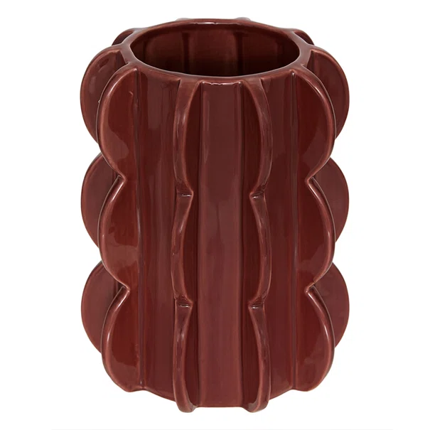 Διακοσμητικό Βάζο (Φ14x19) A-S Homy 218928 Brown