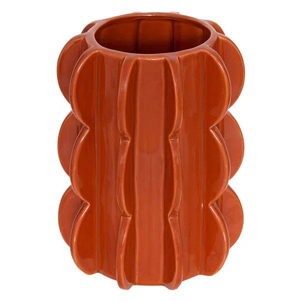 Διακοσμητικό Βάζο (Φ14x19) A-S Homy 218928 Orange
