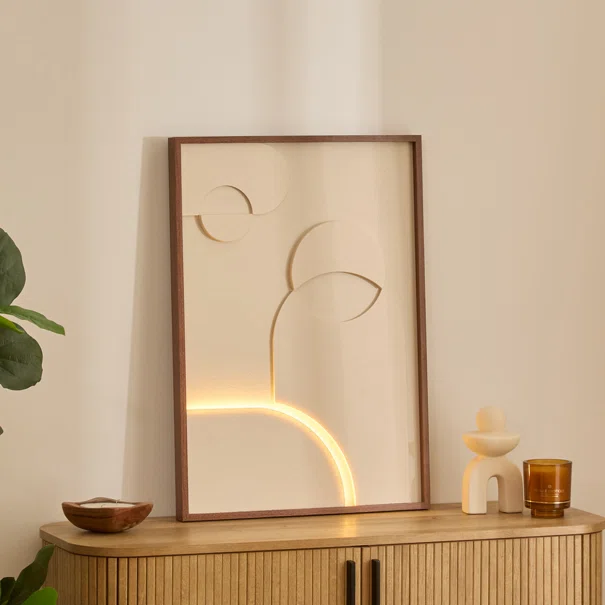 Πίνακας Με Κορνίζα & LED (50x70) A-S Melio 219691